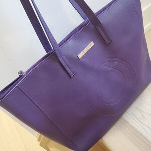Large Purple Tote Bag By Monat